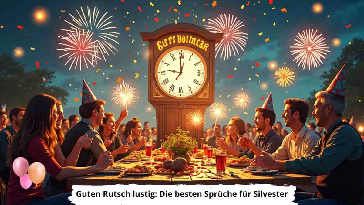 Mit Humor ins neue Jahr: Guten Rutsch lustig gemacht